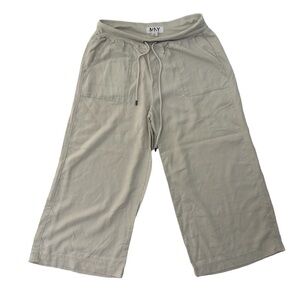 Marc New York Performance 100% Tencel Flowy Cropped Pants, M